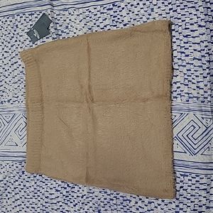 Women's Hollister Ultra High Rise Eyelash Sweater Skirt, size M, light brown